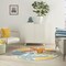 Homeroots 5 ft. Round Multi Color Indoor & Outdoor Area Rug 385091 - alternate 10